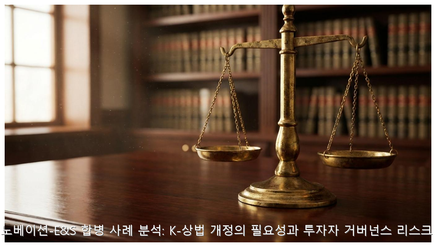SK이노베이션-E&S 합병 사례 분석: K-상법 개정의 필요성과 투자자 거버넌스 리스크 관리 핵심 안내 및 분석 인포그래픽 (3)
