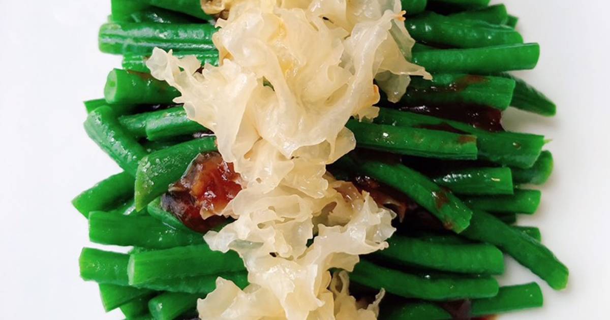 Đậu đũa xốt Bulgogi và nấm tuyết