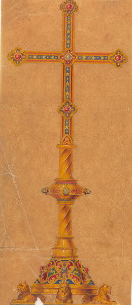 Design executed for Jones and Willis metal and wood workers and church furniture