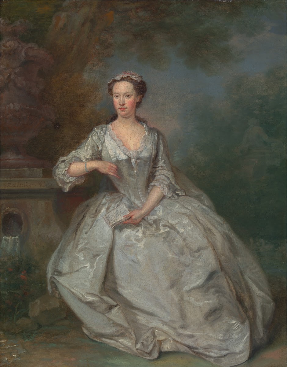 A Lady with a Book ca 1735