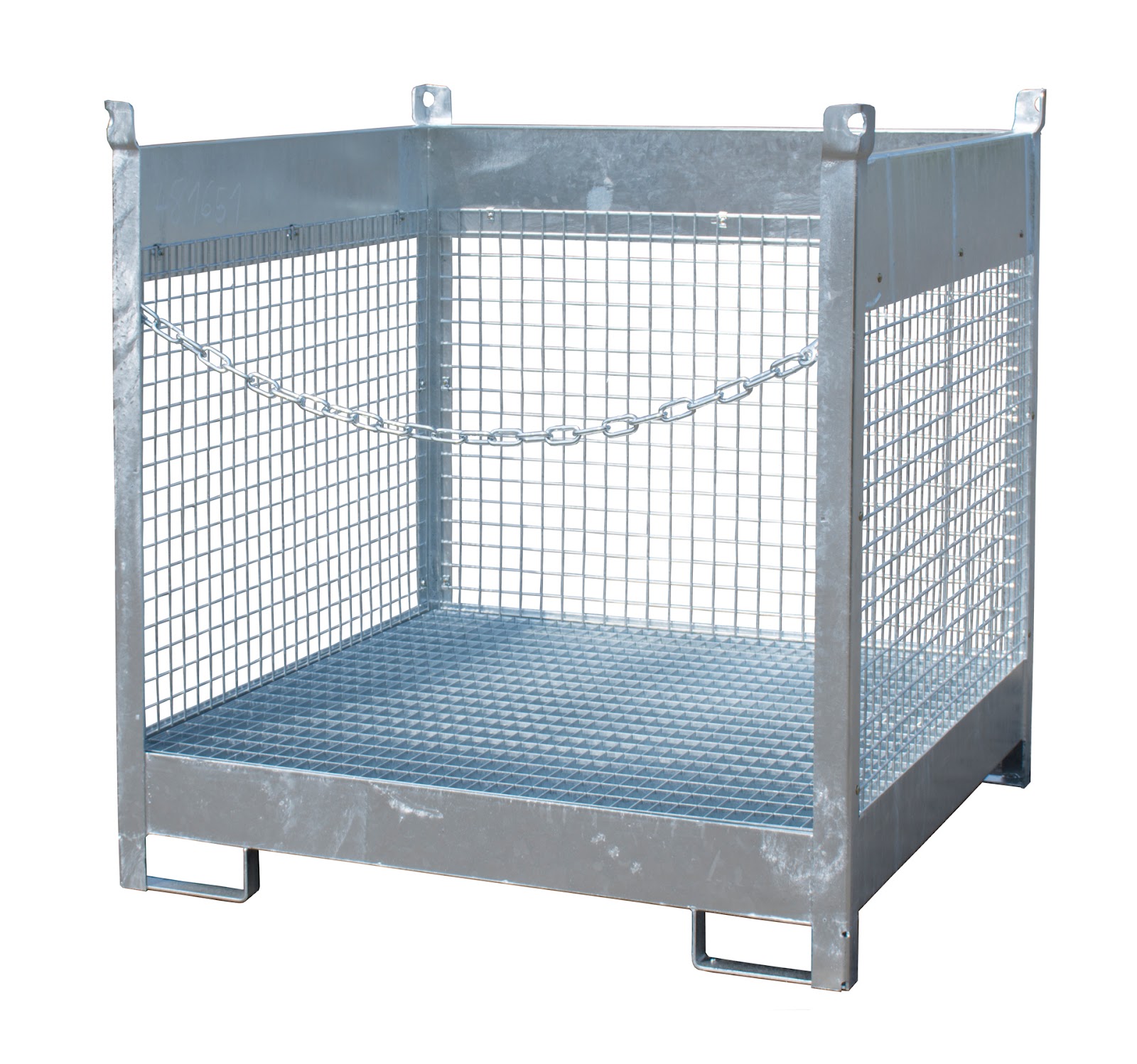Vaten-stapelpallets FSP-4 D, vuurverzinkt