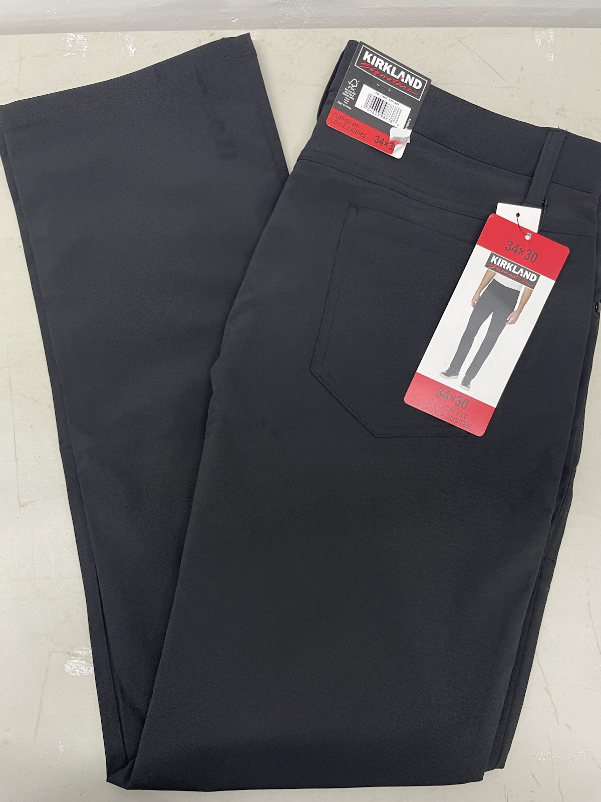 Kirkland Tech Pants Black S34 #2216