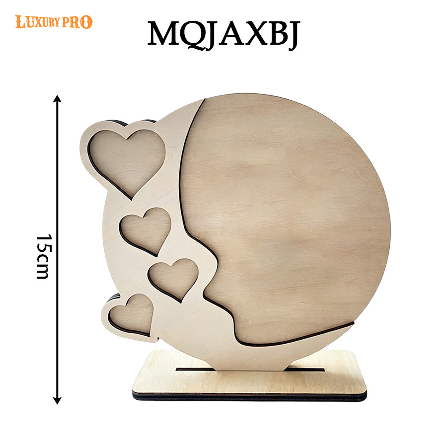Mother's Day Wooden Heart Ornament