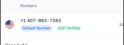 A2P approval proof 2
