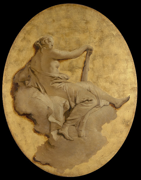 Allegorical Figure of a Woman with a Club c 1740   1750