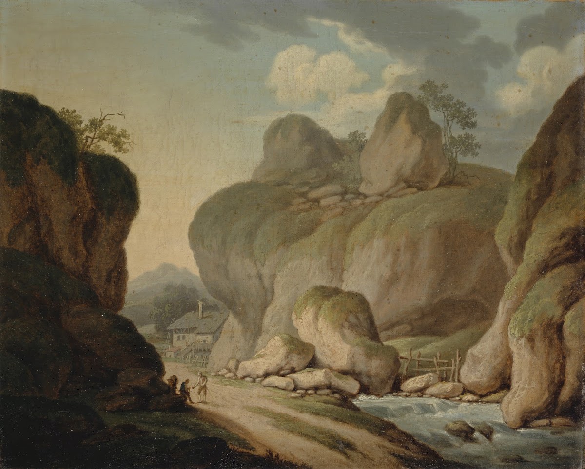 Rocky Landscape with River
