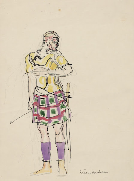 Man wearing a kilt 1895 1928