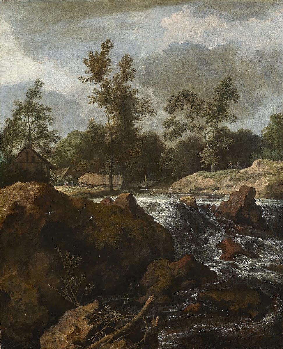 Landscape with Waterfall c 1660   1675