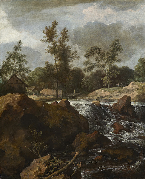 Landscape with Waterfall c 1660   1675