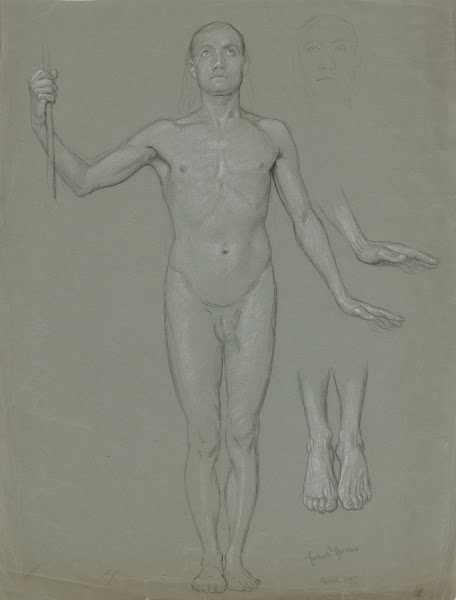 Standing male nude 1907