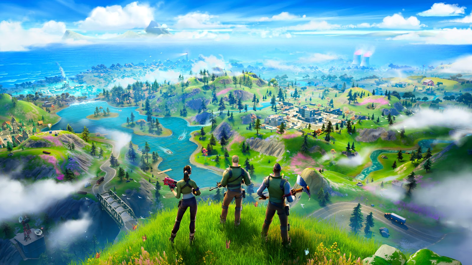 Fortnite Chapter 7 Pacific Break new map Golden Coast with new gameplay mechanics and Battle Pass characters