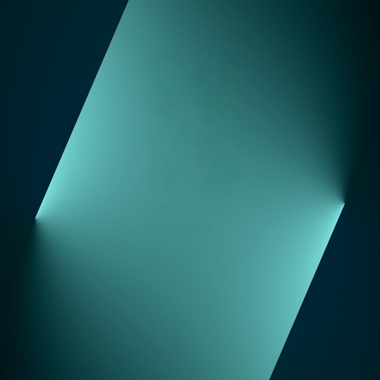 Download Minimalist Teal Geometric Light Beam Full HD iPhone