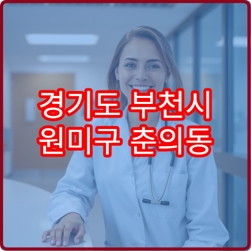경기도 부천시 원미구 춘의동 설날 명절 이비인후과 연휴 진료 병원 알레르기·편도염 치료 가능