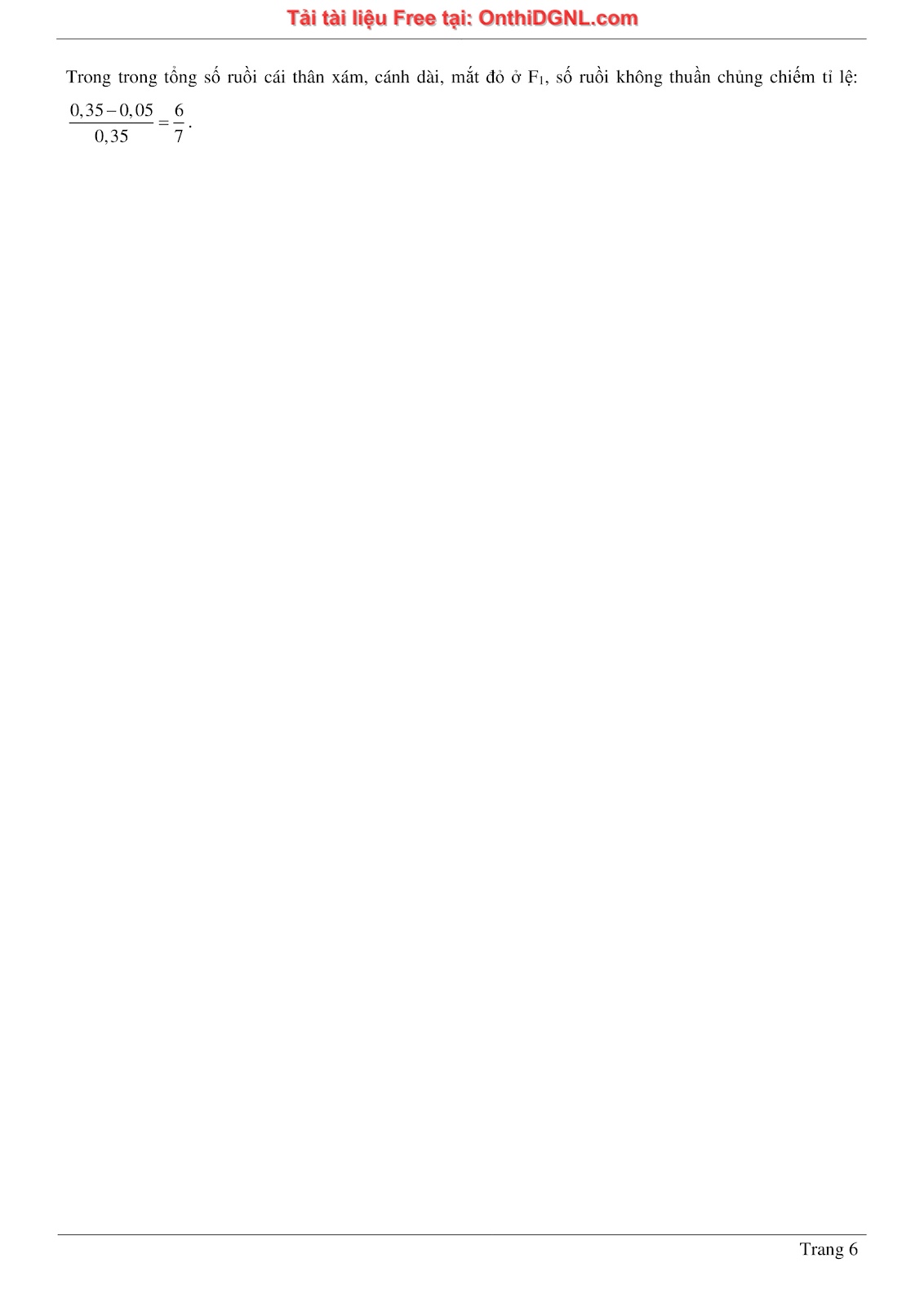 150 bài tập môn Sinh học - Ôn thi ĐGNL ĐHQG HN Phần 3