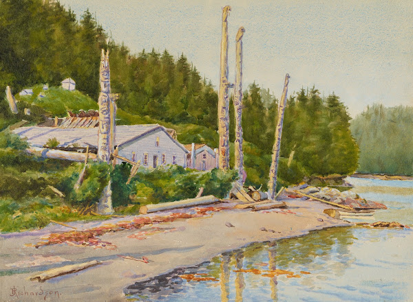 Landing Beach Kasaan c 1900