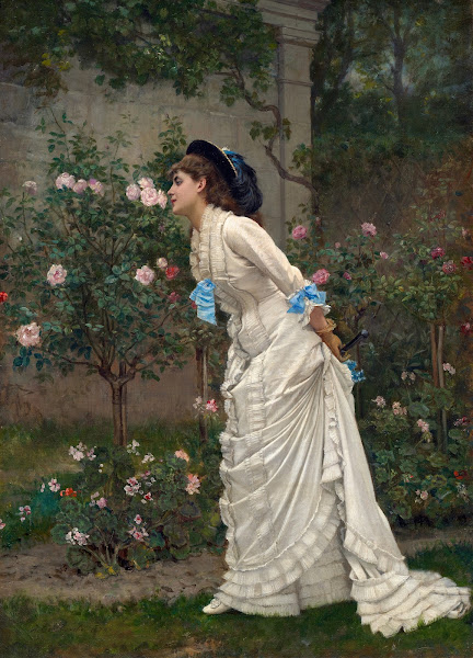 Woman And Roses 1879