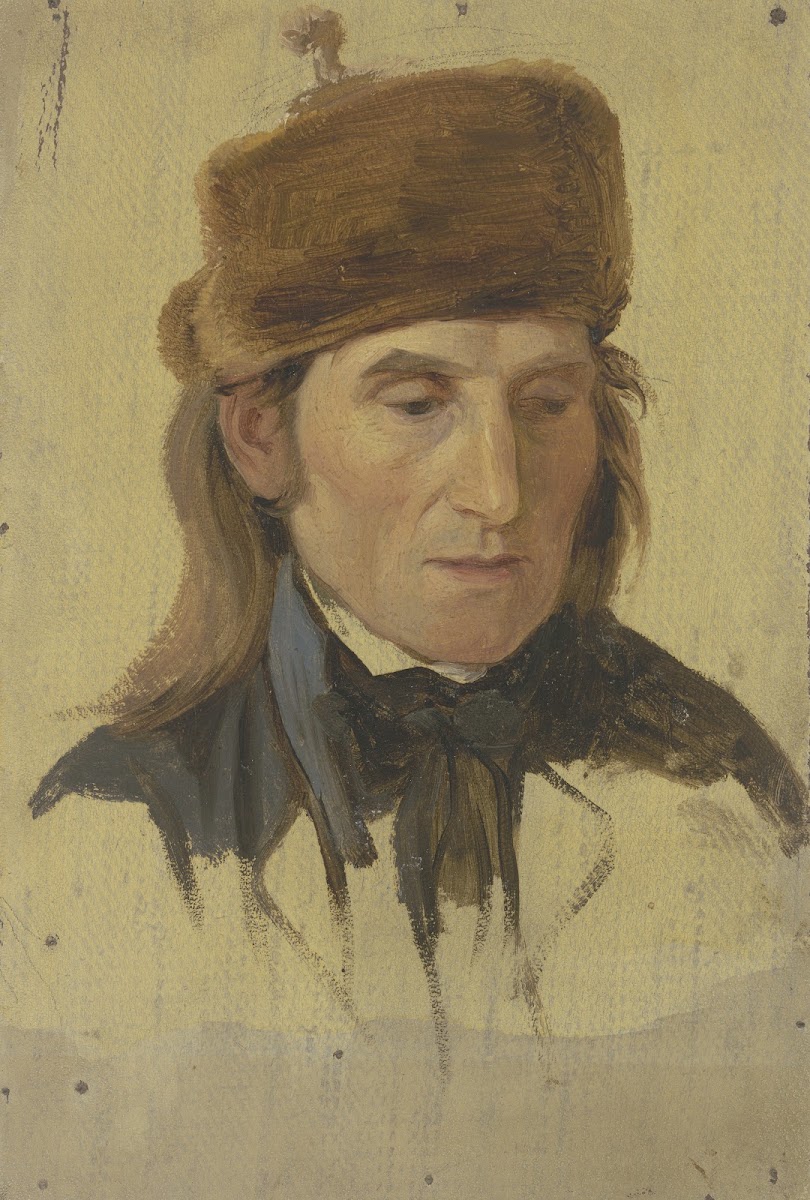 Farmer with a fur cap