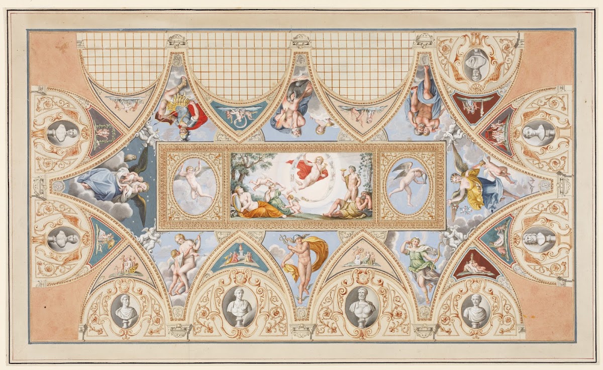 Das Deckengemälde von Francesco Albani im Palazzo Verospi in Rom ca 1617