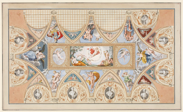 Das Deckengemälde von Francesco Albani im Palazzo Verospi in Rom ca 1617