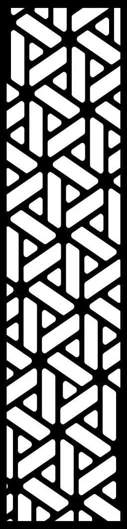 Woven Hexagonal Geometric Pattern Free SVG for Laser Cutting and Engraving