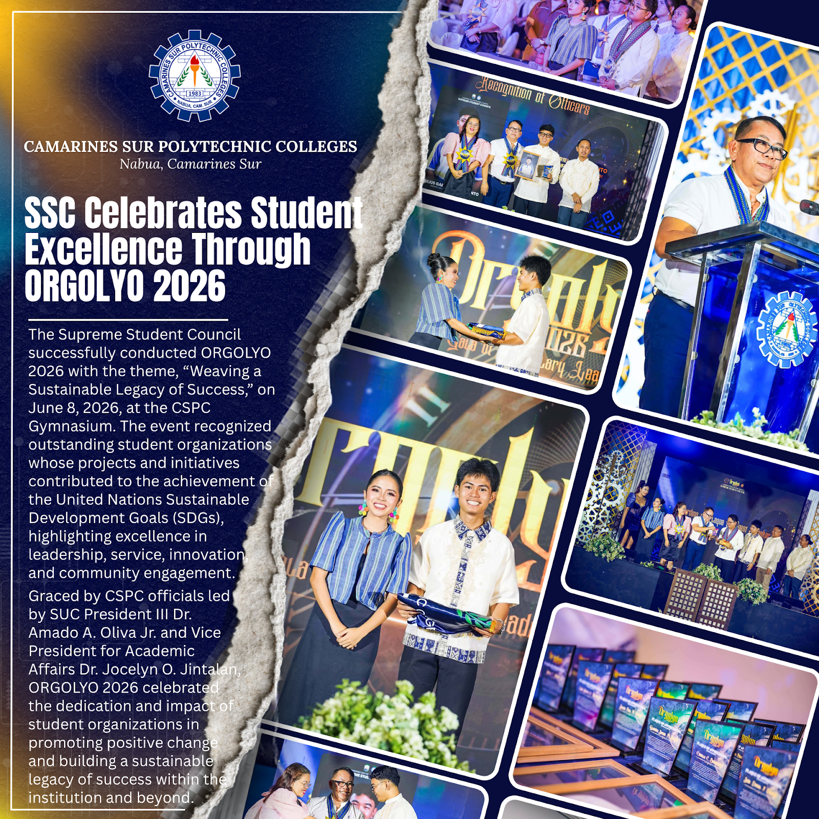 𝗦𝗦𝗖 𝗖𝗲𝗹𝗲𝗯𝗿𝗮𝘁𝗲𝘀 𝗦𝘁𝘂𝗱𝗲𝗻𝘁 𝗘𝘅𝗰𝗲𝗹𝗹𝗲𝗻𝗰𝗲 𝗧𝗵𝗿𝗼𝘂𝗴𝗵 𝗢𝗥𝗚𝗢𝗟𝗬𝗢 𝟮𝟬𝟮𝟲