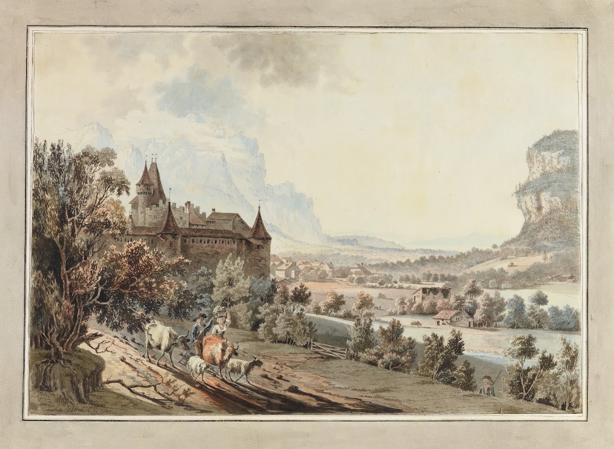 Vuë du Chateau dAigle