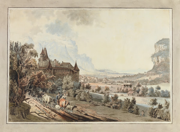 Vuë du Chateau dAigle