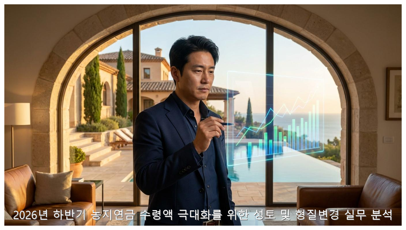 2026년 하반기 농지연금 수령액 극대화를 위한 성토 및 형질변경 실무 분석 핵심 안내 및 분석 인포그래픽 (2)