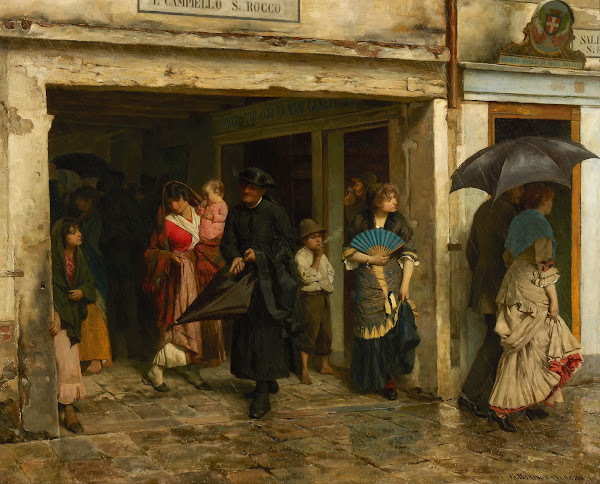 Rain in Venice 1853