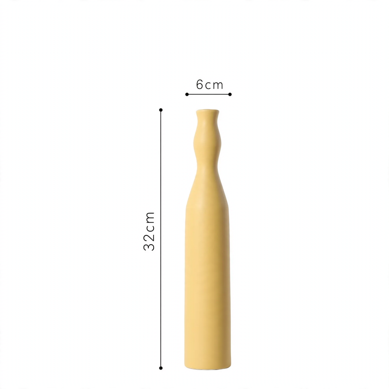 Ceramic Flower Vase, Scandinavian Design