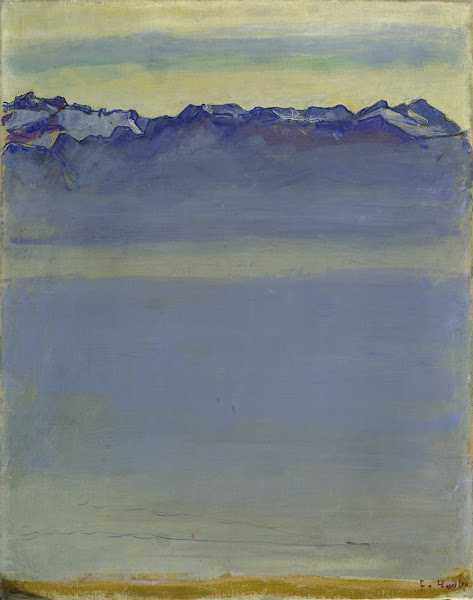 Lake Geneva with the Savoy Alps 1907