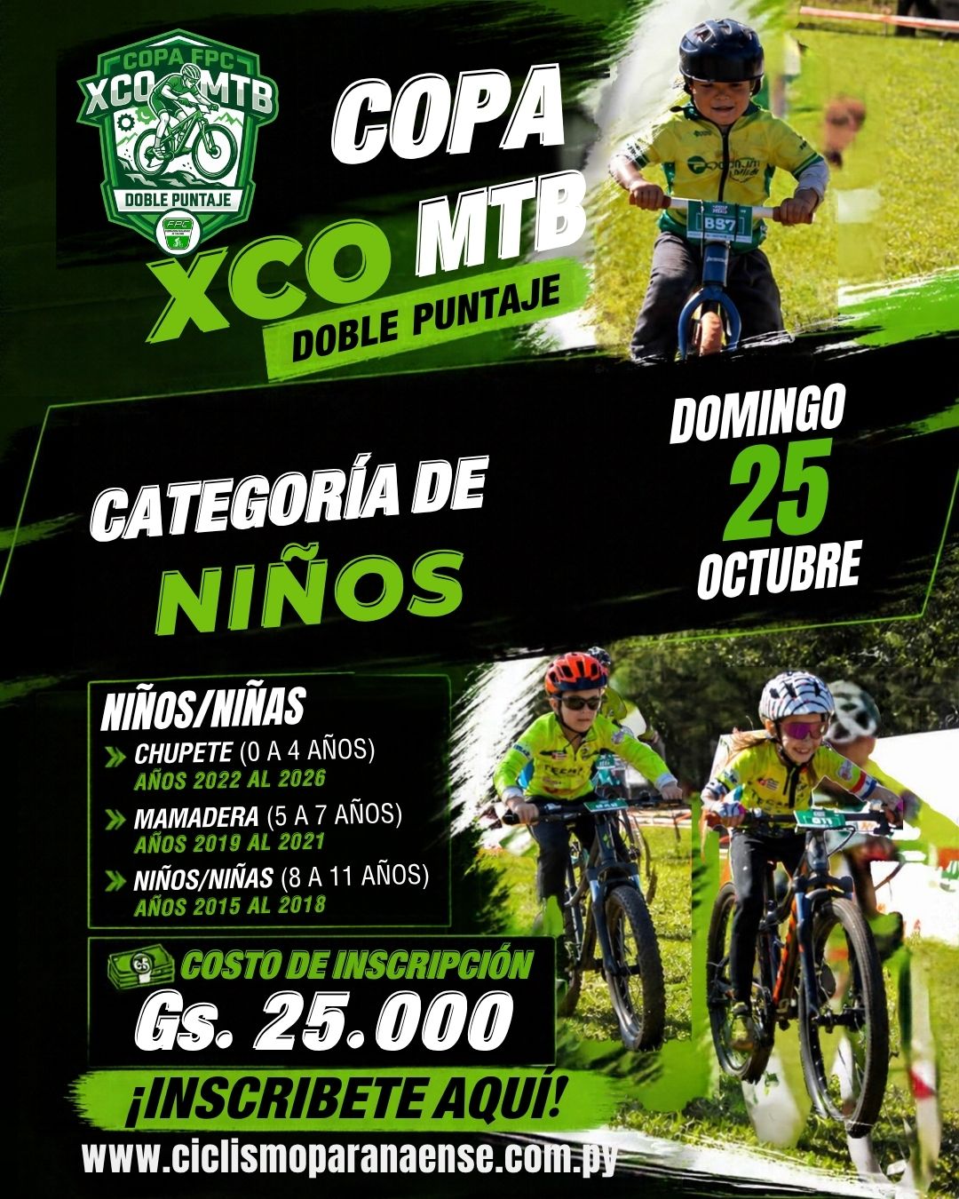 Categorías de Niños