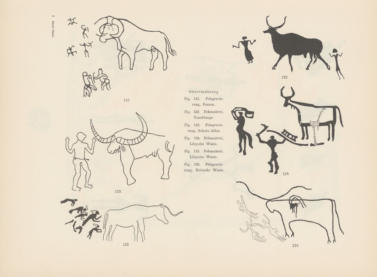 Ekade Ektab die Felsbilder Fezzans Pl10 1937