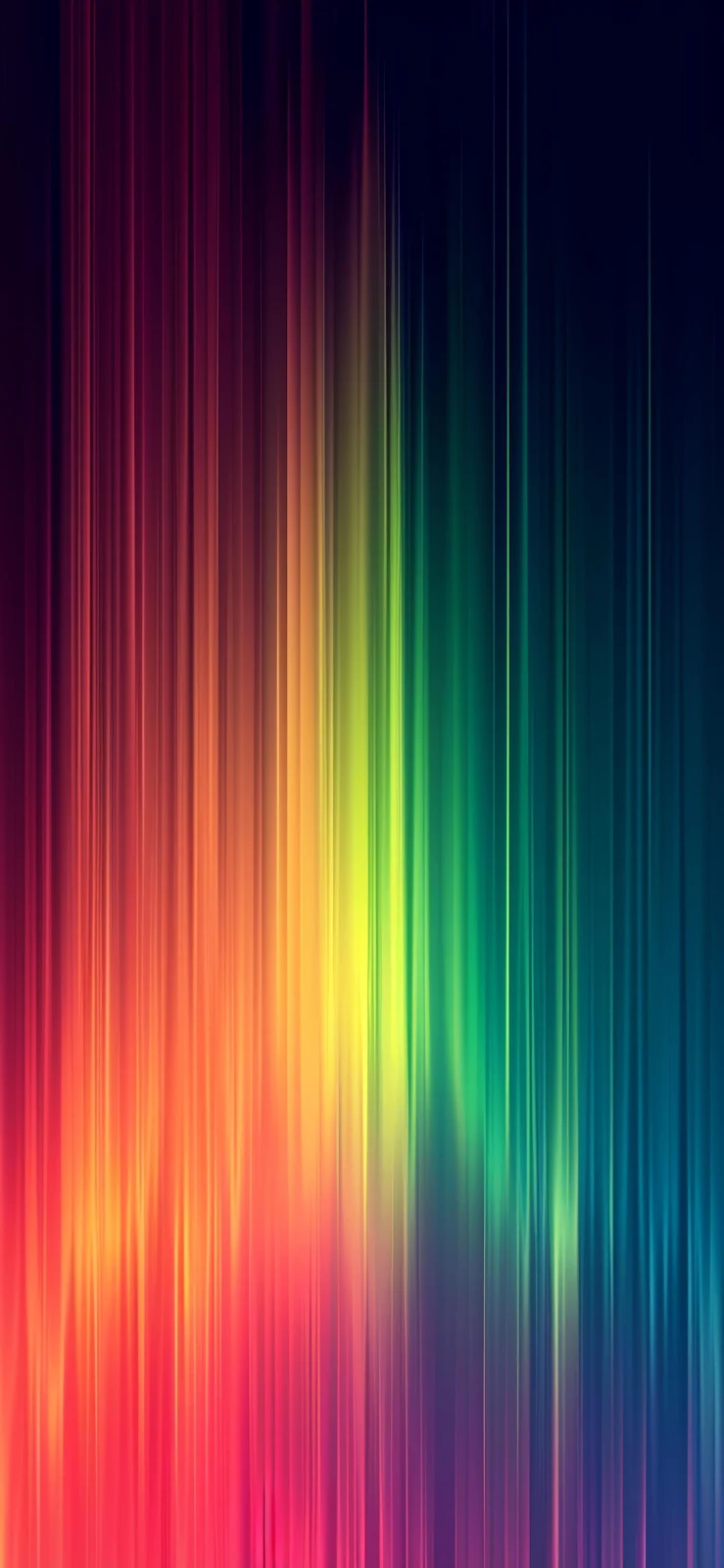 Vibrant Rainbow Light Beams - Abstract Digital Art 2K iPhone Wallpaper (1472x3189)