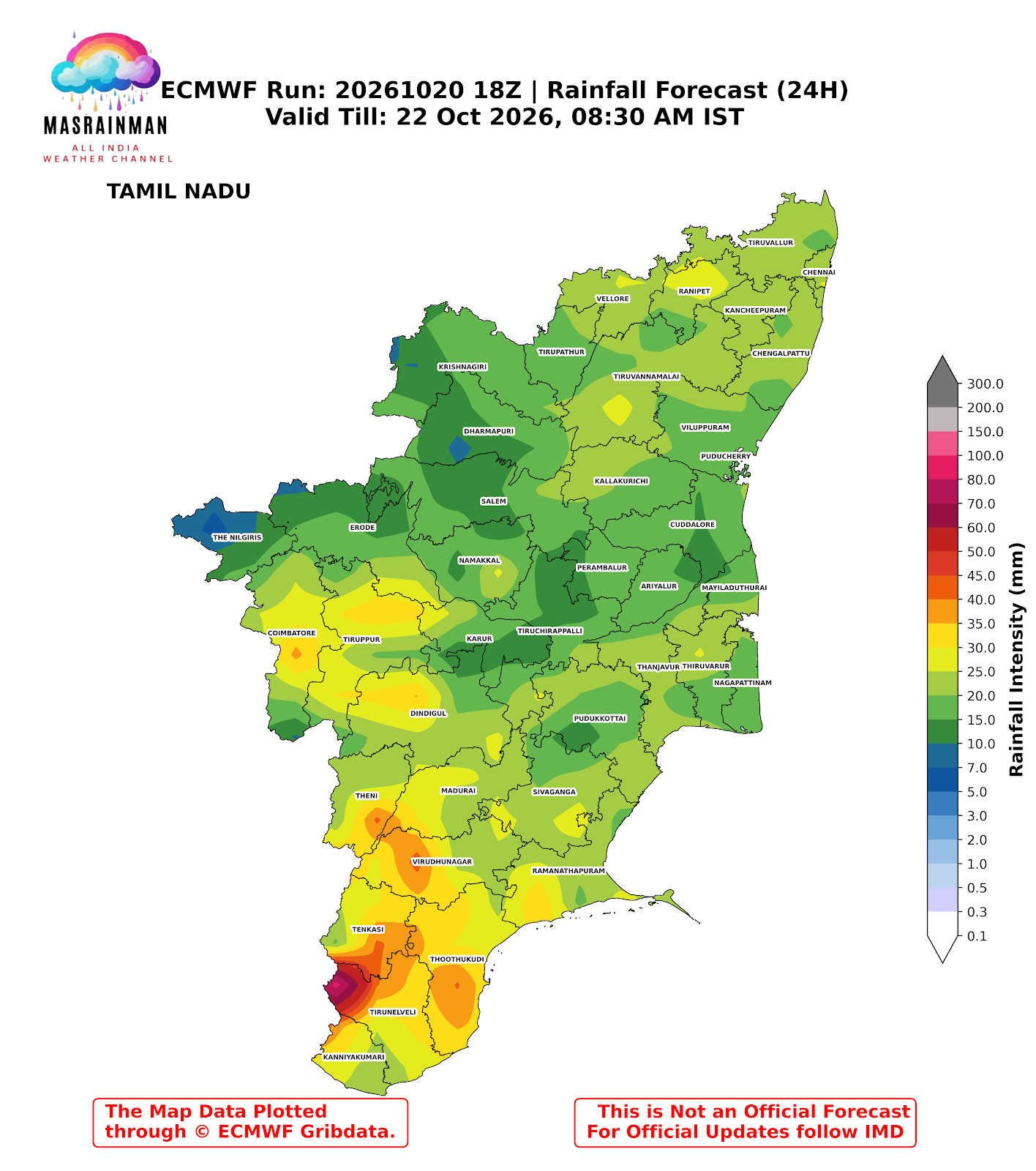 Tamil Nadu - MasRainMan Weather