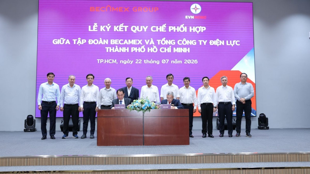 EVNHCMC và Becamex Group hợp tác chiến lược phát triển lưới điện đô thị thông minh