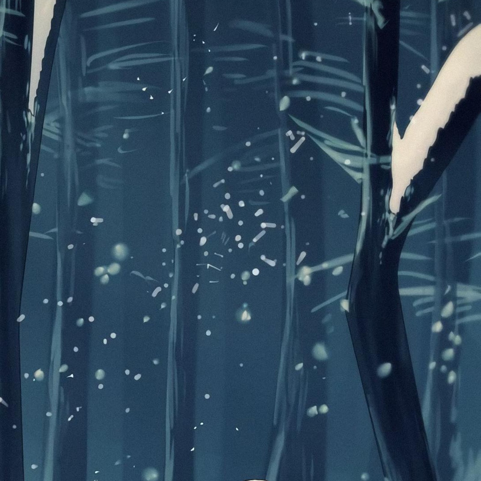 Download Snowy Owl In Night Forest Full HD iPhone