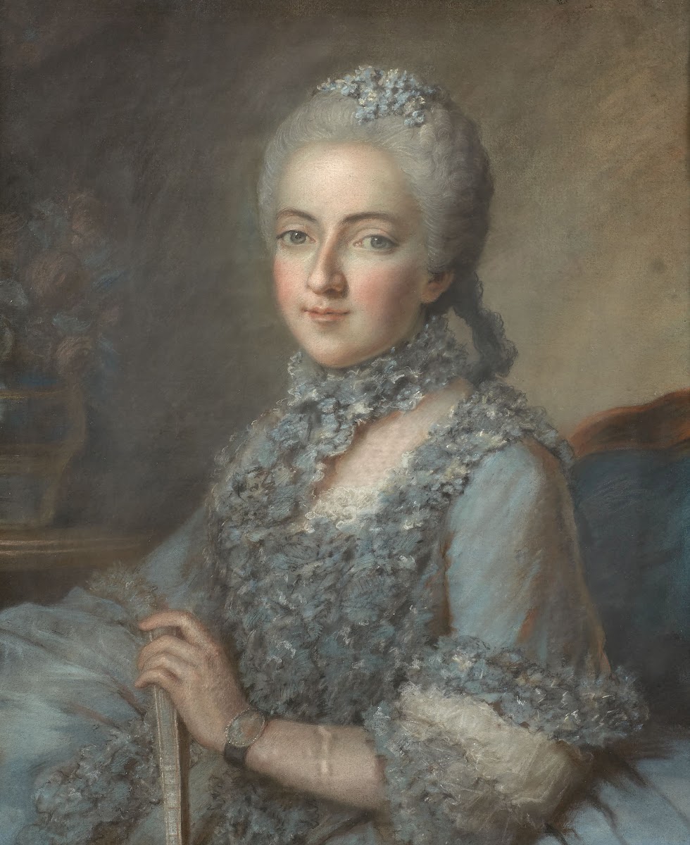 Portrait de Louise Marie de France 1737 1787 fille de Louis XV dite Madame Louis