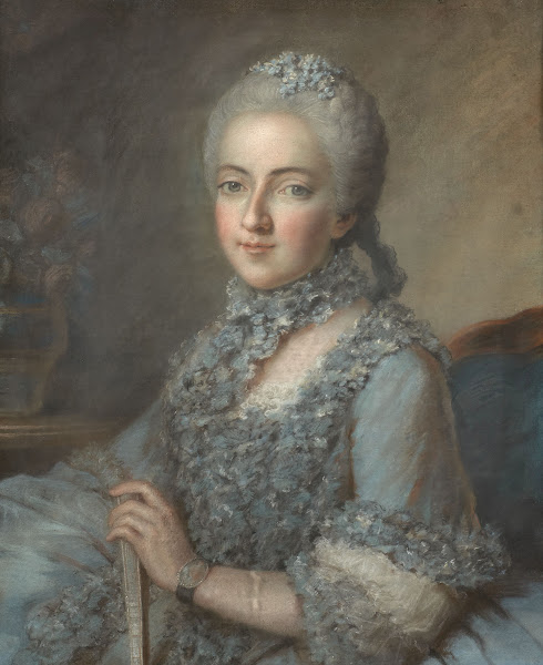 Portrait de Louise Marie de France 1737 1787 fille de Louis XV dite Madame Louis
