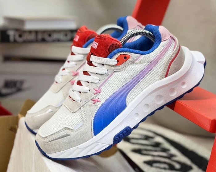 Puma Wild Rider Blanco Azul