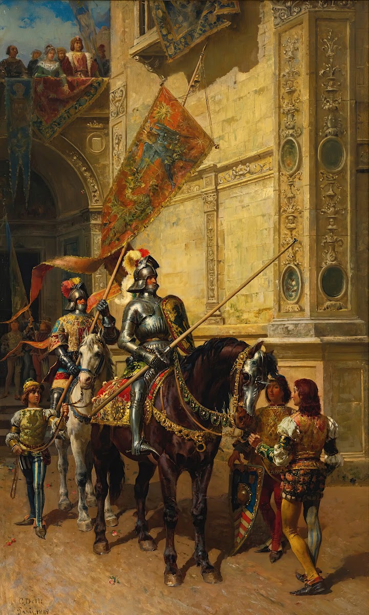 To the joust 1888