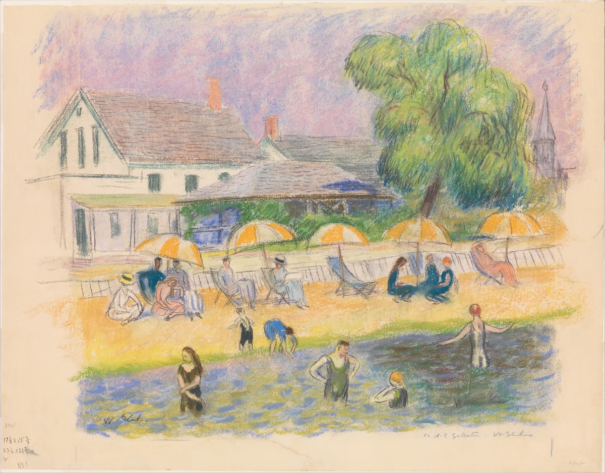 Beach Scene circa 1914
