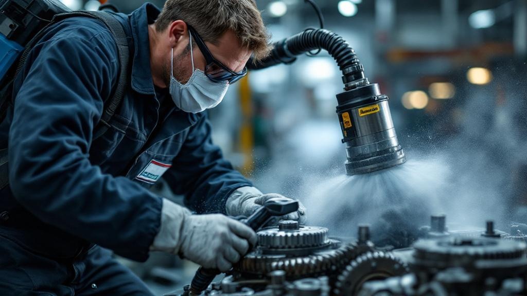 Industrial Applications and Capabilities for Commando 55 Dry Ice Blaster by Nu-Ice Dry Ice Blasting