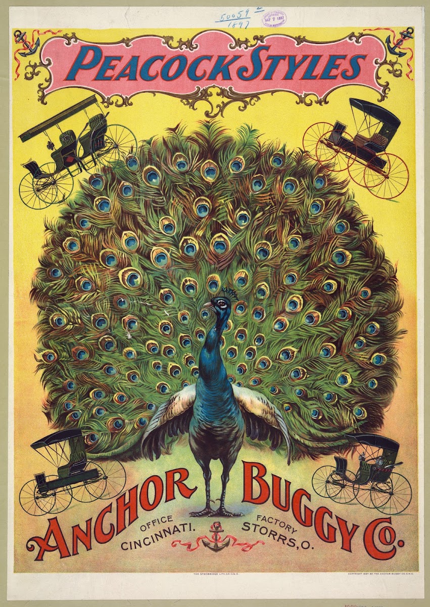 Peacock styles Anchor Buggy Co 1897