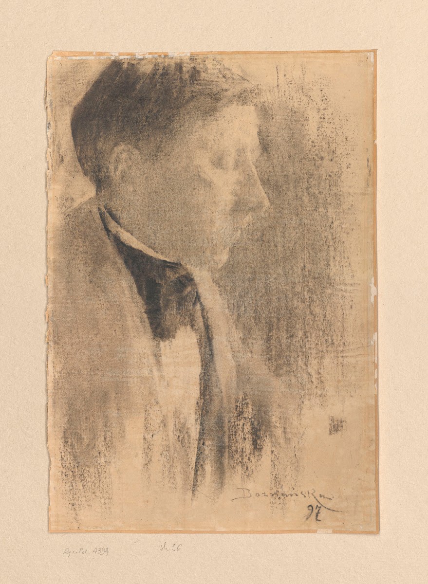 Portrait of the painter Eugeniusz Dąbrowski 1897