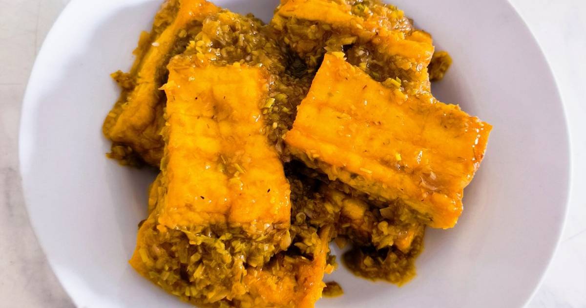 Đậu hủ kho xả ớt