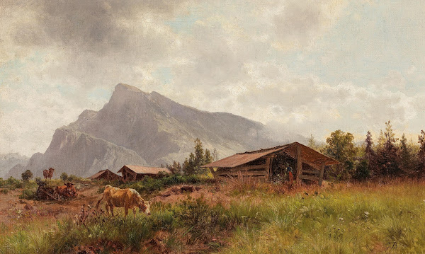 A View of Untersberg from Wals