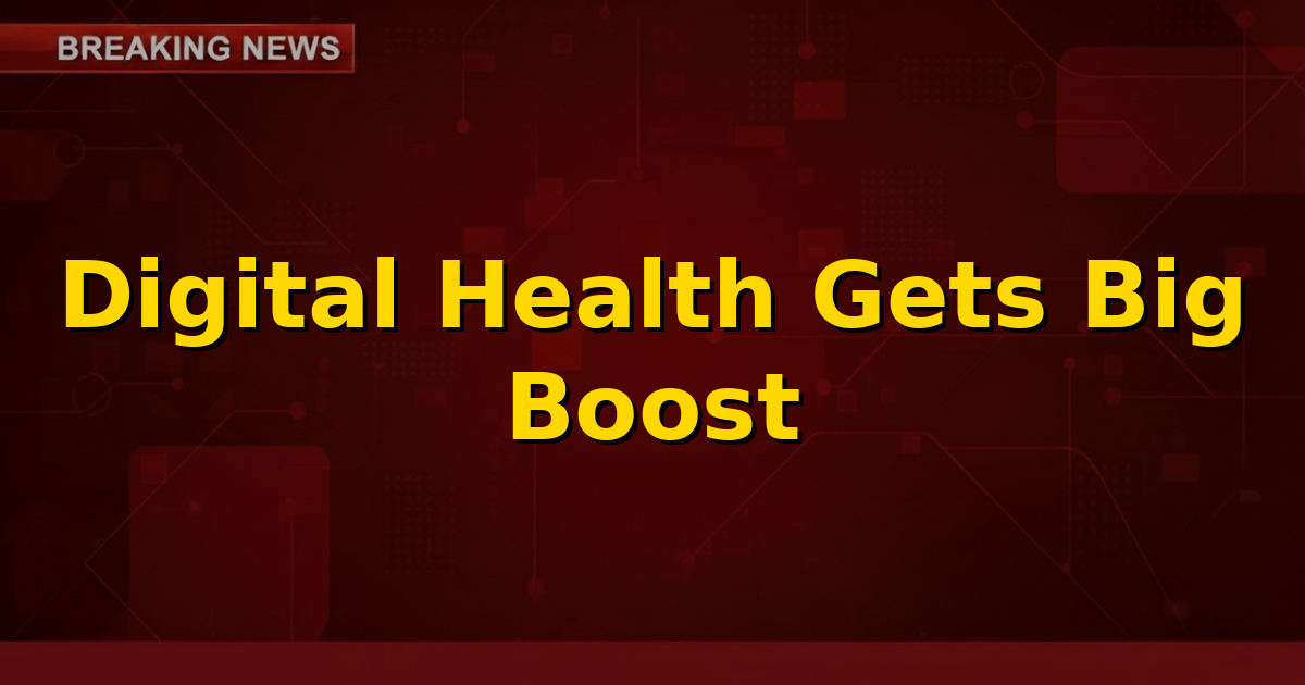 A stylized graphic showing interconnected digital health records and a prominent ABHA ID logo, representing India's digital health mission.