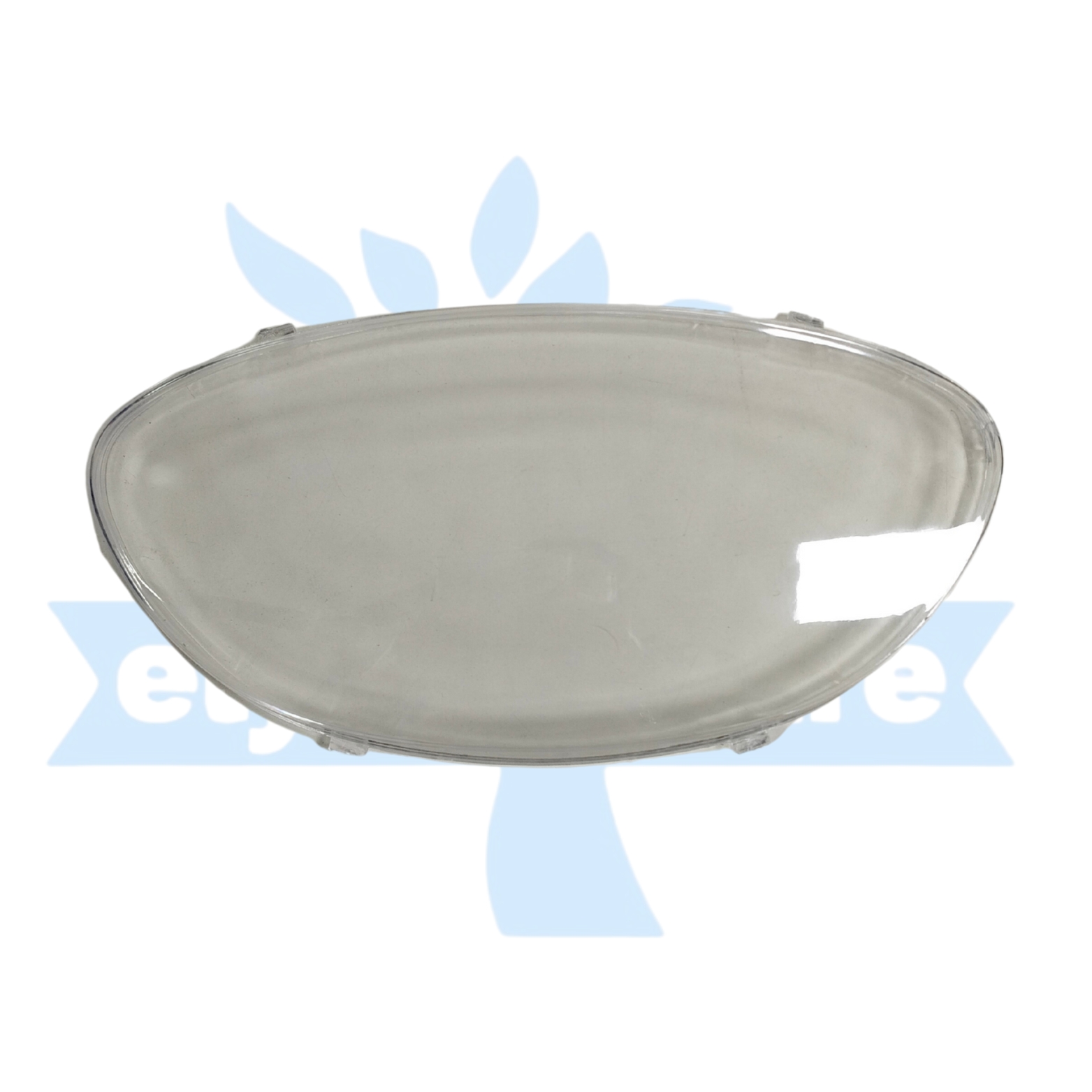 GLS COVER AMPER OVAL WHITE (1d86)