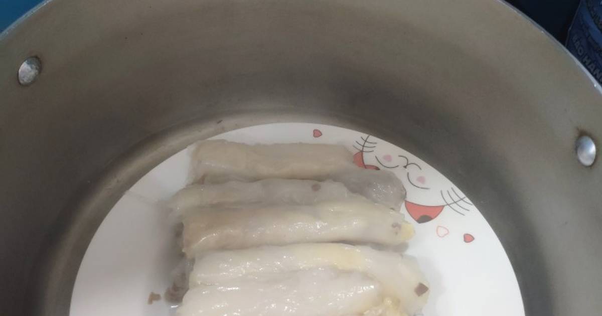 Bánh cuốn làm bằng bánh tráng